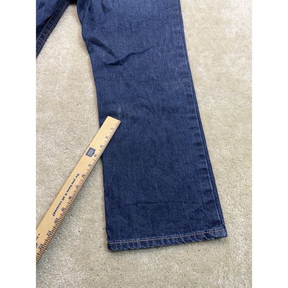 Ariat M4 FR Jeans Mens 42x30 Blue Low Rise Boot Cut Workwear Western - Picture 6 of 10